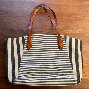 Sole Society striped tote
